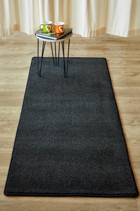 Plush runner anthracite Plush runner anthracite