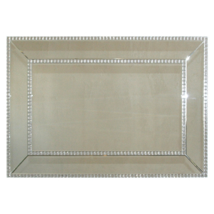 Beaded Beveled Mirrored Wall Mirror 1200mmx800mm