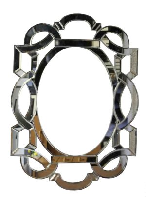 Mirror on Mirror - 600mmx440mm - Beveled Chain