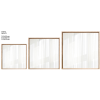 TS050 Set of 3 wood mirrors