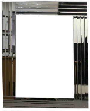 Beveled Rectangle Mirror on Mirror - 940x440mm