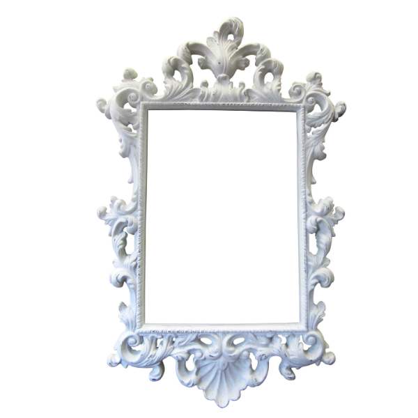 TS103Mirror Ornate 1245X820mm White (1)