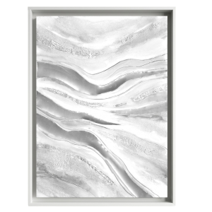 Fluid Abstract Canvas 1A - Framed