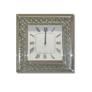 Mirrored Square Wall Clock
