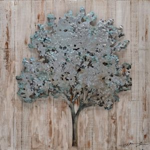 Print On Canvas Tree 800X800mm