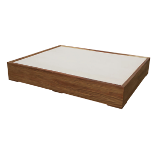 Loft Kiaat Wood Bed Base