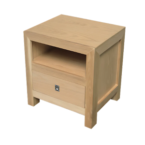 Geo Oak Wood Pedestal 600mm