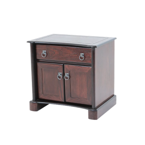 Captains Mahogany Wood Pedestal 700mm