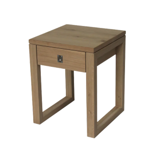 Geo Oak Wood Pedestal 500mm