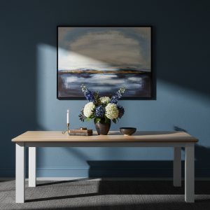 Country White and Oak Table