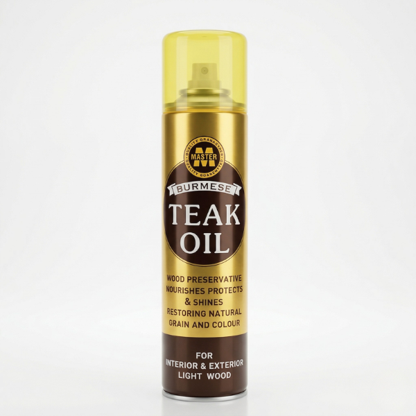 Burmese Teak oil Light Wood - Aerosol