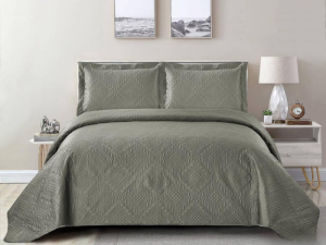 Simon Baker Istanbul Bedspread - Platinum