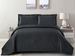 Simon Baker Istanbul Bedspread - Charcoal