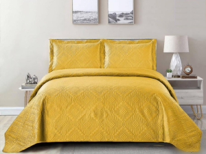 Simon Baker Istanbul Bedspread - Mustard