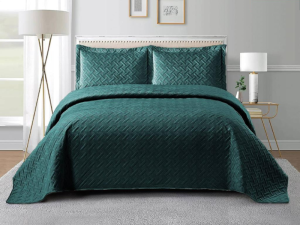 Simon Baker Italian Velvet Bedspread Set