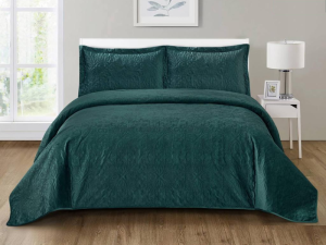 Simon Baker French Velvet Bedspread Set