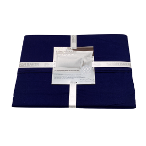 Fitted Sheet Egyptian Cotton 300 Thread Count - Navy