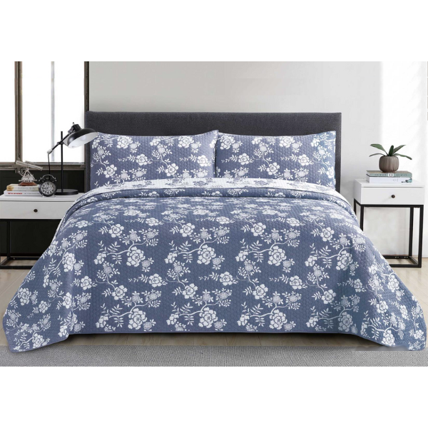 Simon Baker Rochelle Bedspread Denim (2)