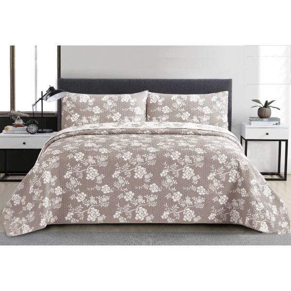 Simon Baker Rochelle Bedspread Stone (3)