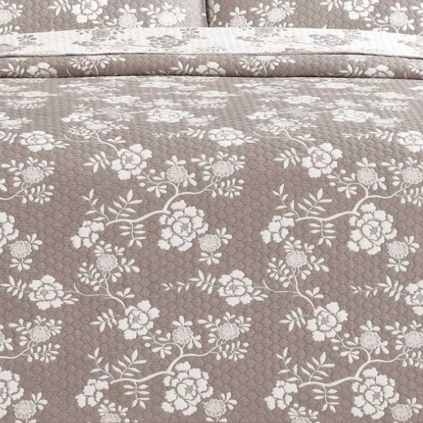 Simon Baker Rochelle Bedspread Stone (4)