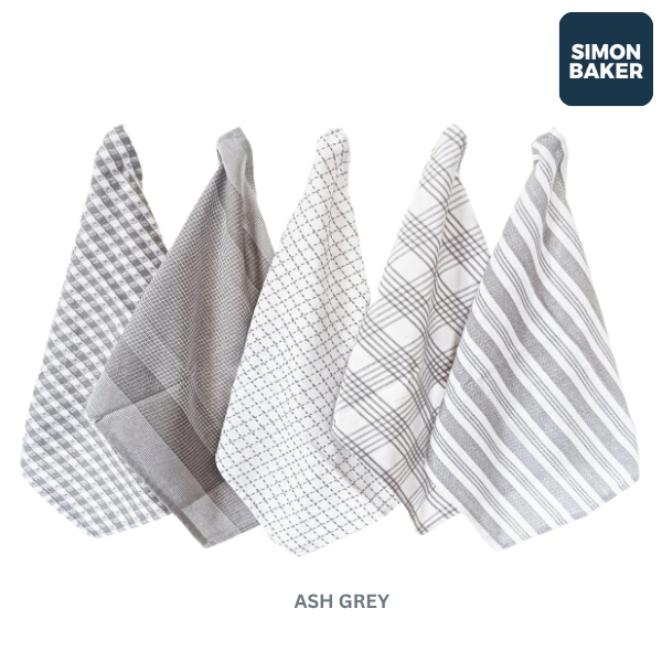 Simon baker Kitchen TowelsAsh Grey (3)