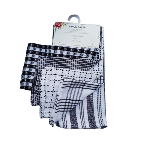 Simon baker Kitchen TowelsBlack (4)