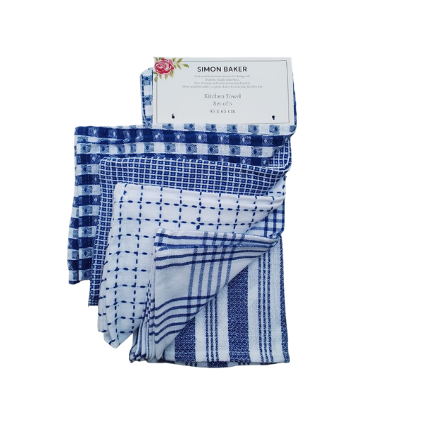 Simon baker Kitchen TowelsRoyal Blue (4)