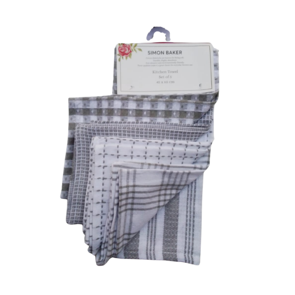 Simon baker Kitchen TowelsSteel grey (4)