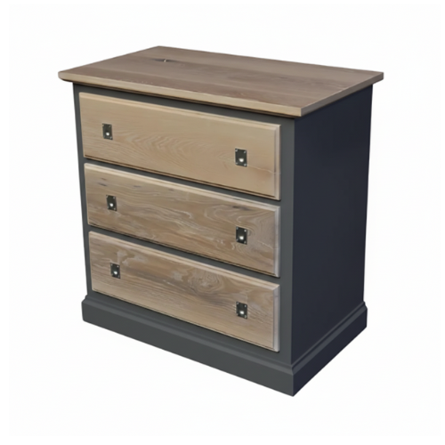 Country Orchard Oak and Grey Chest of Drawer