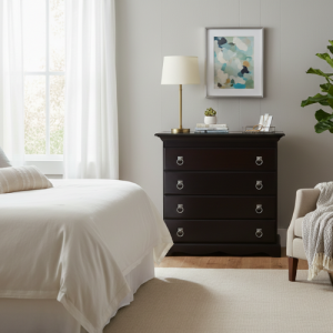 Juliet Mahogany Wood Chest of Drawer