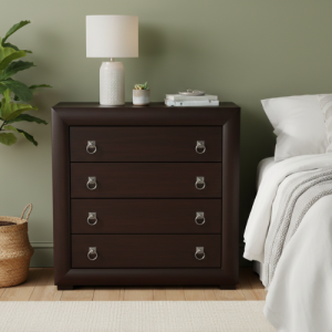 Panama Mahogany Wood Chest of Drawer