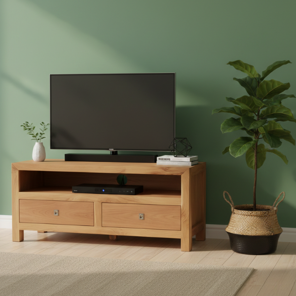 Geo Oak Plasma Tv Stand
