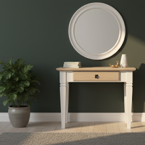Country White and Oak Server 900mm