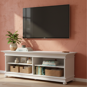 Wolseley White TV Stand