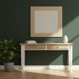 Country White and Oak Server 1500mm