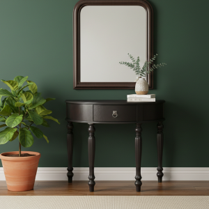 Wolseley Halfmoon Mahogany Server 900mm