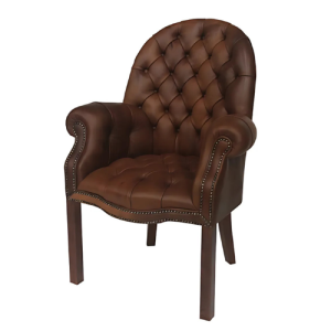 Executive Stanford Brown Leather Visitors Chair