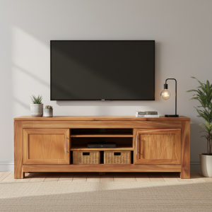 Elm Kiaat TV Stand 2000mm