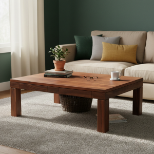 Elm Kiaat Coffee Table 1300mm