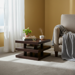 Mod Belle Mahogany Side Table 500mm