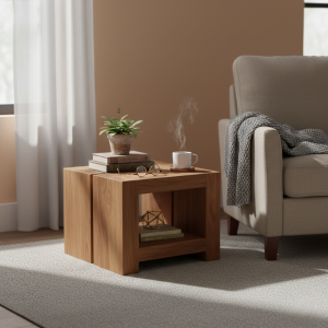 Organic Elm Kiaat Coffee Table 500mm