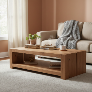 Organic Elm Kiaat Coffee Table 1300mm