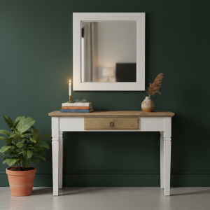 Country White and Oak Server 1200mm