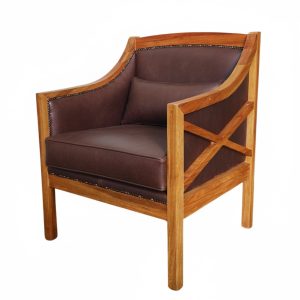 Sintra Kiaat Leather Chair
