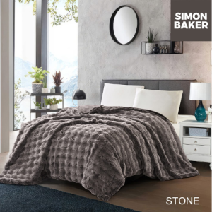 Simon Baker Ultra Plush Faux Fur - Stone
