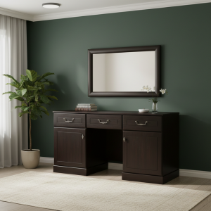 Zanzibar Mahogany Wood Dresser 1500mm