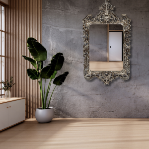 Champagne Collection - Ornate Mirror 840x1580mm