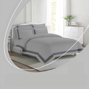 Diana 250 Thread Count Egyptian Cotton Sateen - Silver Grey