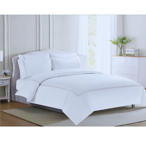 Margaret 250 Thread Count Egyptian Cotton Sateen - White White