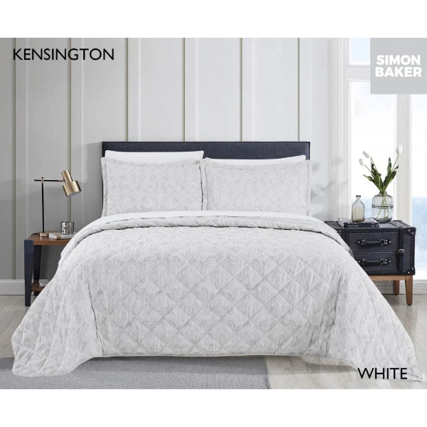 Kensington Bedspread - White